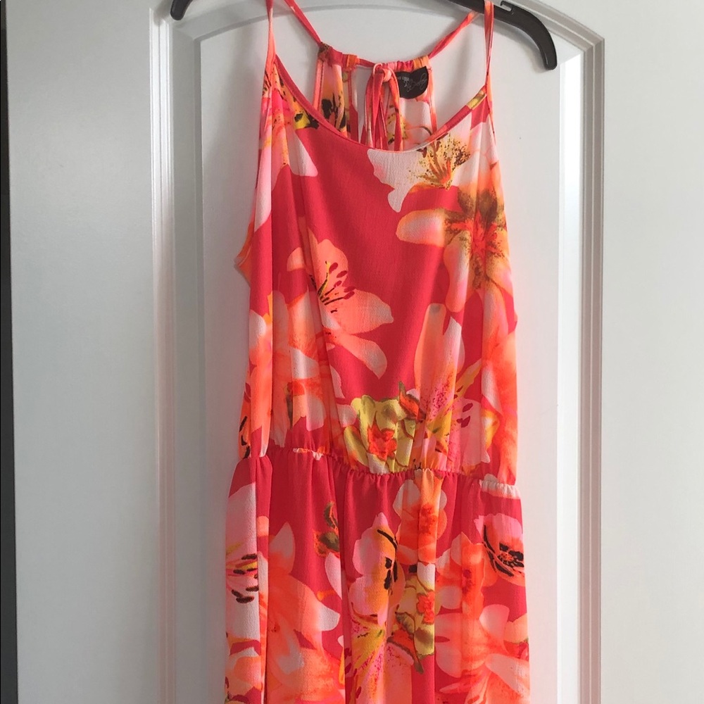 Pink Floral Sun Dress